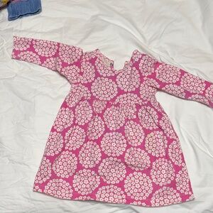 Winter Water Factory Floral Pink Kids Dress 12 months
